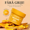 Mască Spumantă de Curățare cu Turmeric și Mască cu Busuioc Sfânt