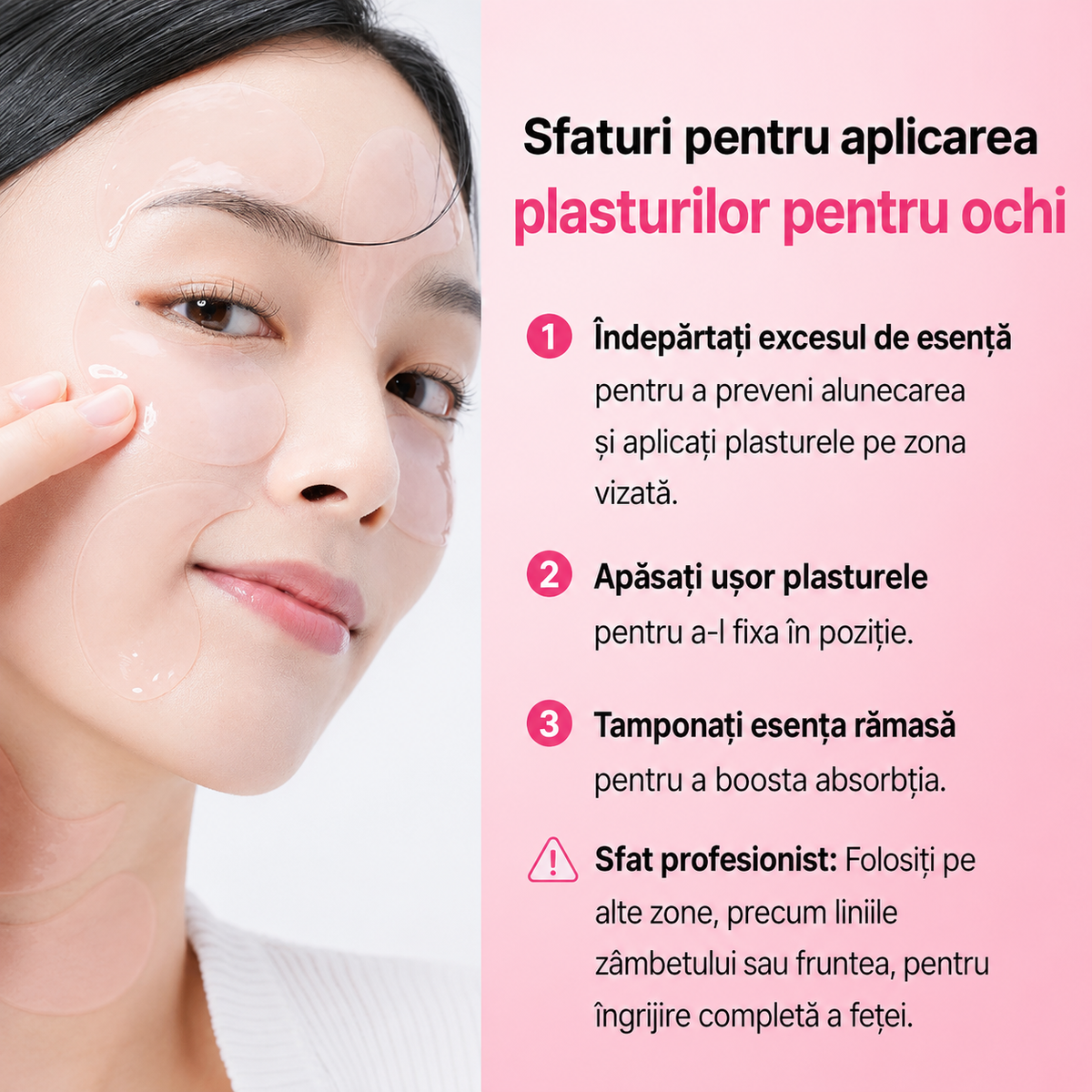 PLASTURI CU HIDROGEL PENTRU O PRIVIRE MAI LUMINOASĂ