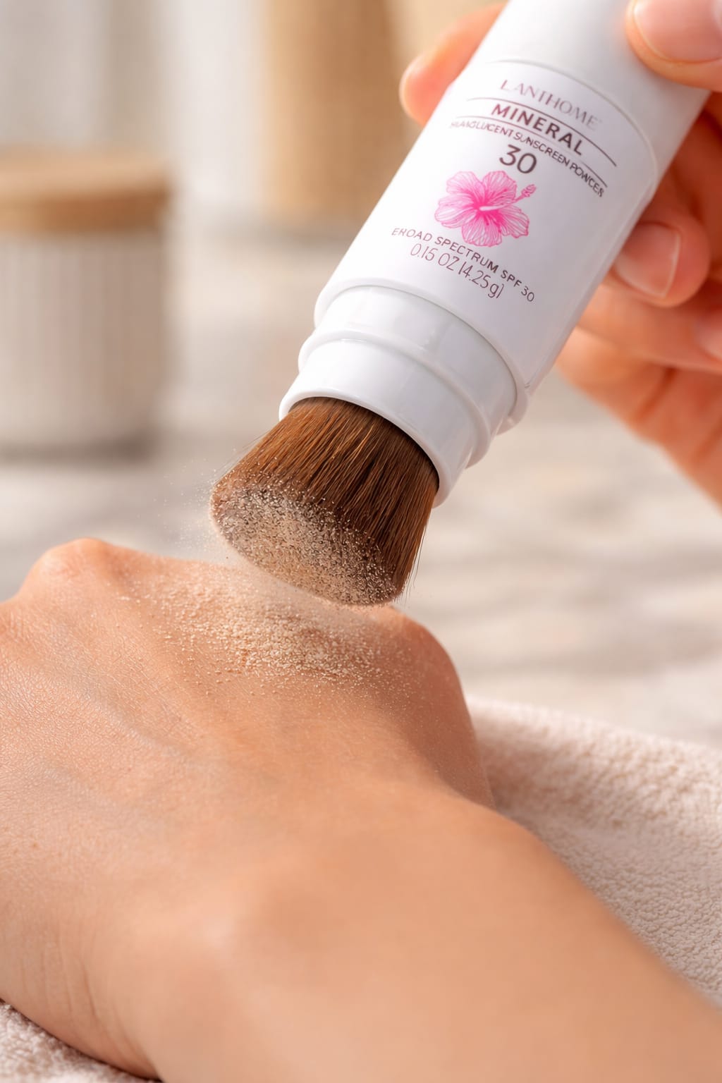 Pudră SPF Anti-Sebum cu Efect Blur